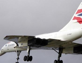 Concorde in flight