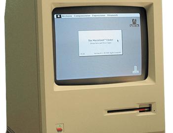 The first Macintosh computer