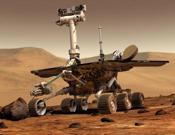 Opportunity on Mars (artist's concept)